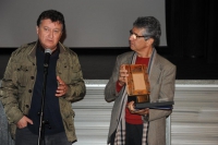 Rodrigo Diaz, Direttore del Festival con Silvio Da Rin, cineasta e documentarista italo-brasiliano, vincitore del Premio Oriundi